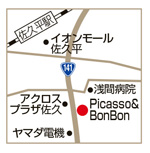 Picasso & BonBonの地図