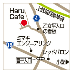 Haru Cafeの地図