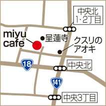 miyu cafeの地図